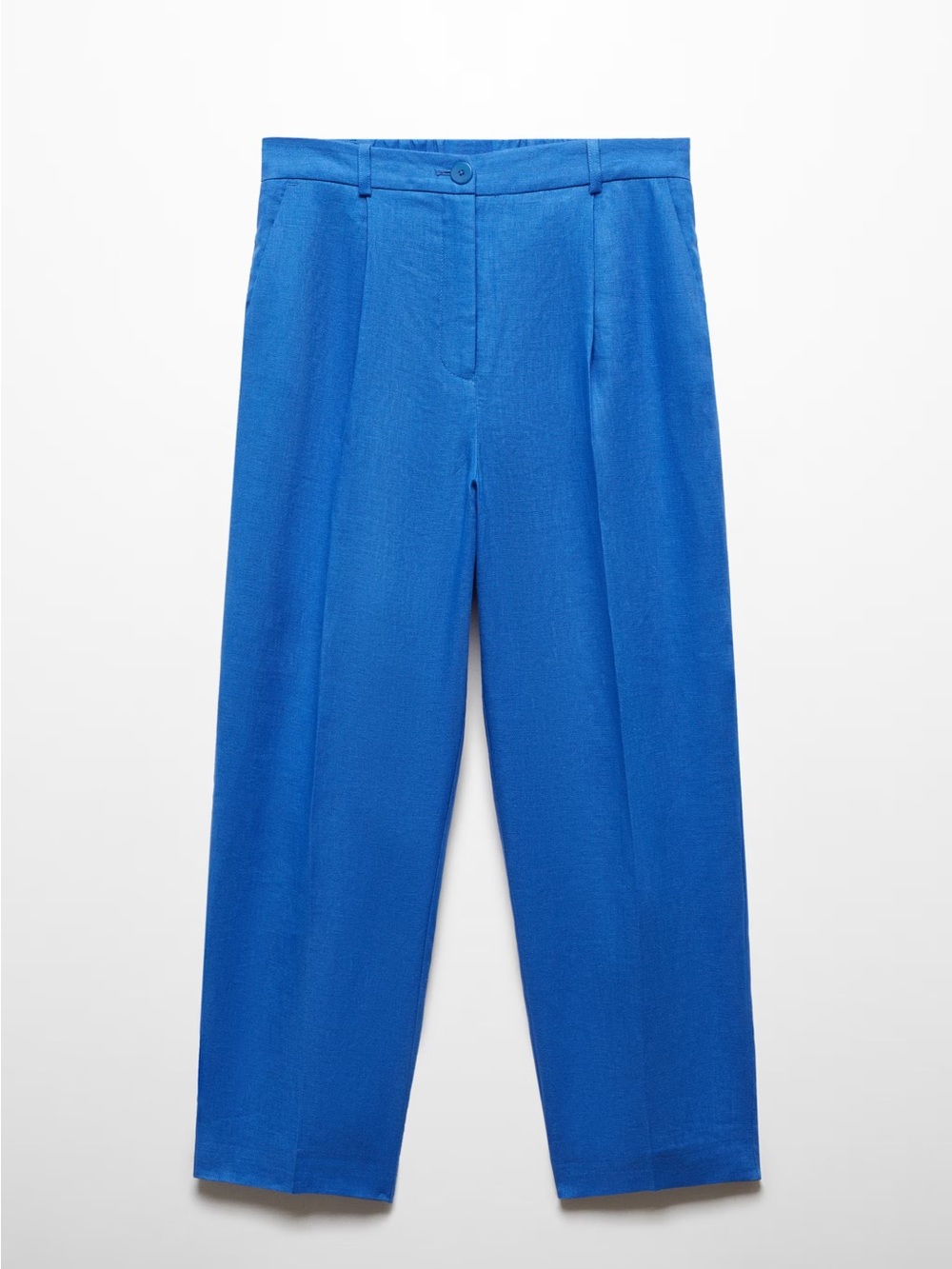 Mango Cropped Linen Pants 4/36